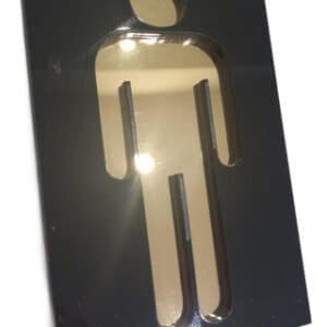 Carteles Señaletica Baños Hombre, Mujer Acrilico Pack 2 Unid