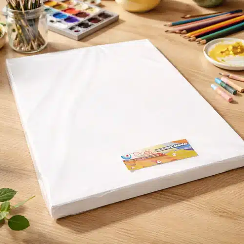 Papel Cartulina Obra 180 Gr. Tamaño Oficio Pack 200 Unidades Blanco - Imagen 4