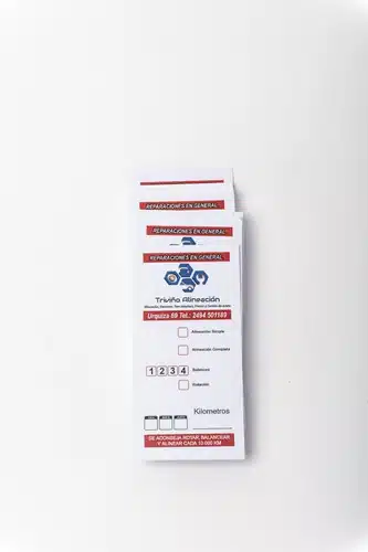 50 Tarjeta Cambio De Aceite. Tamaño 7x11 Cm Lubricentros - Imagen 3