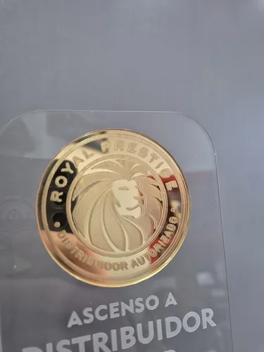 Placa Trofeo Premio Reconocimiento Acrílico Rectangular Transparente / Dorado - Imagen 2