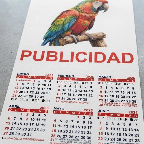 Almanaques Lamina 32x47cm. Cartulina Encapada Laqueados Personalizado - Imagen 8