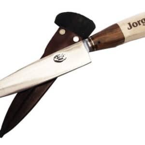 Cuchillo Fab.en Tandil Juca 14cm Personalizado Comb. C/vaina